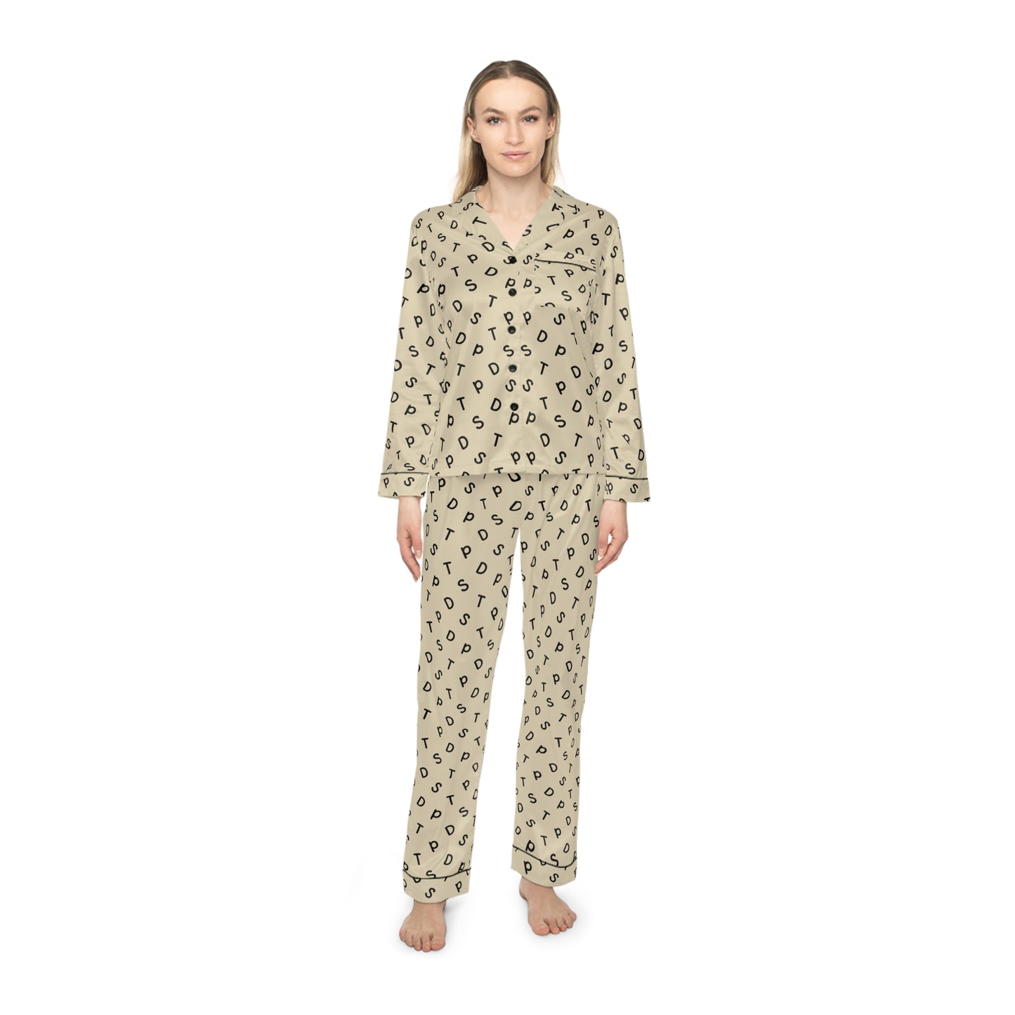 ‘1 in 4’ Satin Pajama Set