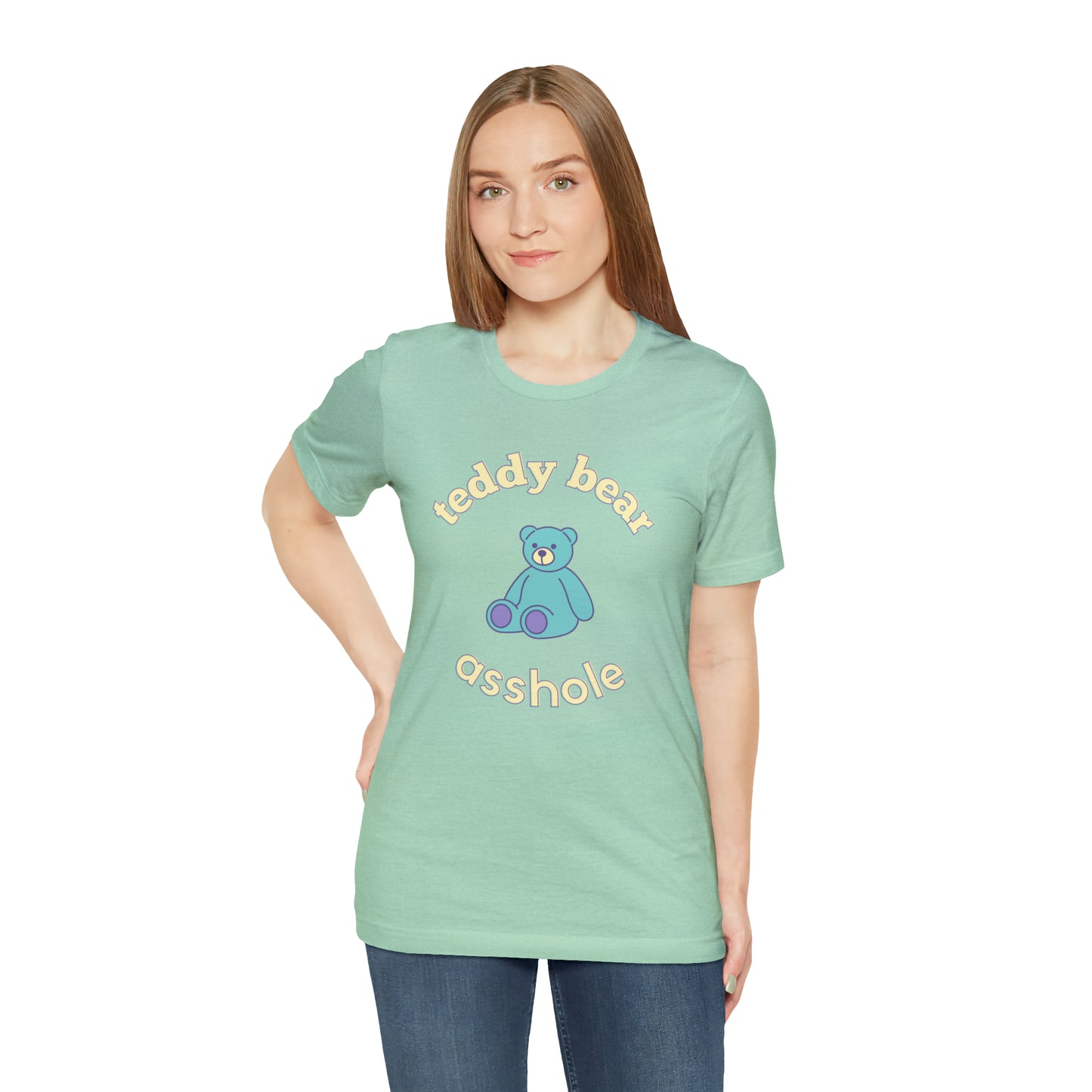 Pastel Teddy Bear Unisex Jersey Tee