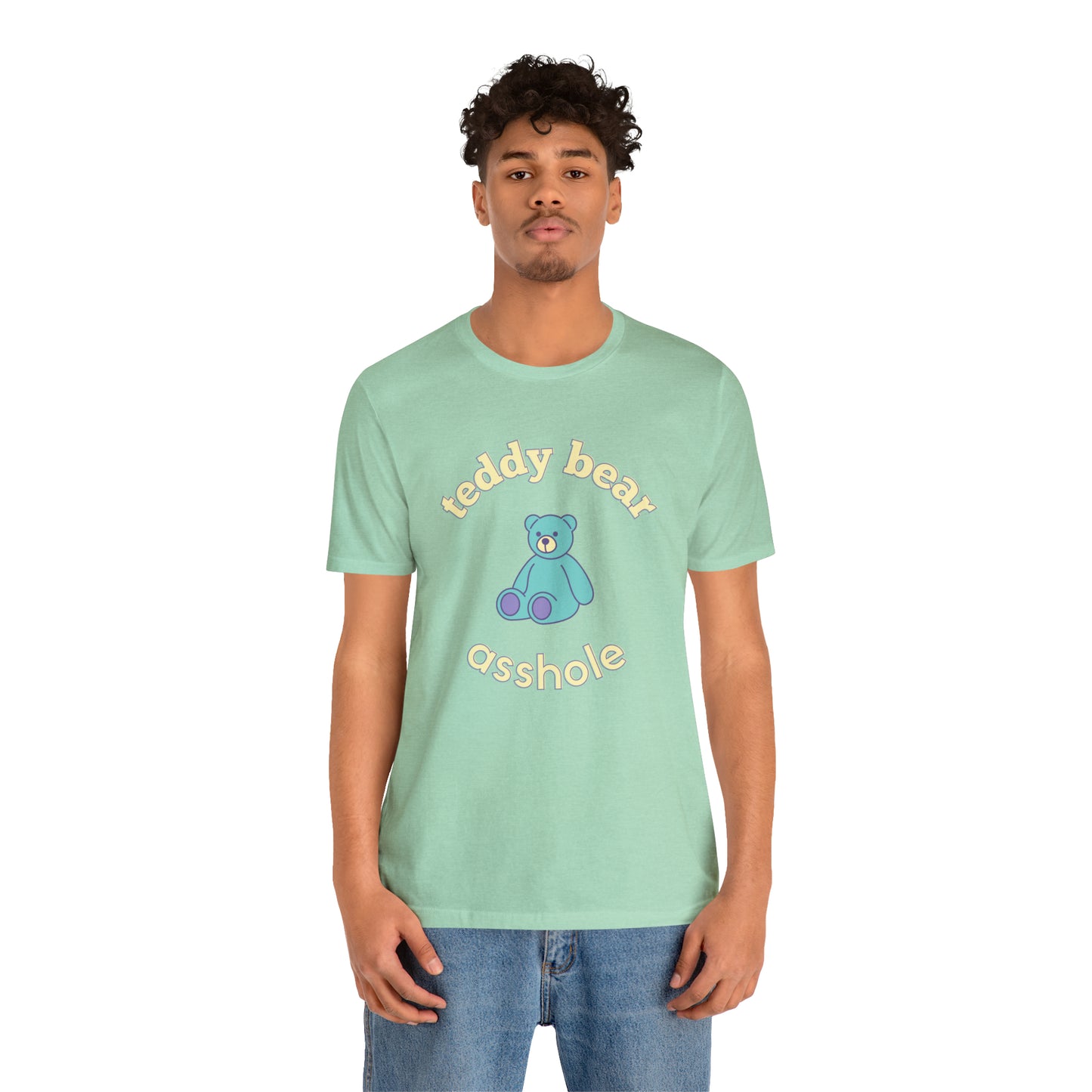 Pastel Teddy Bear Unisex Jersey Tee