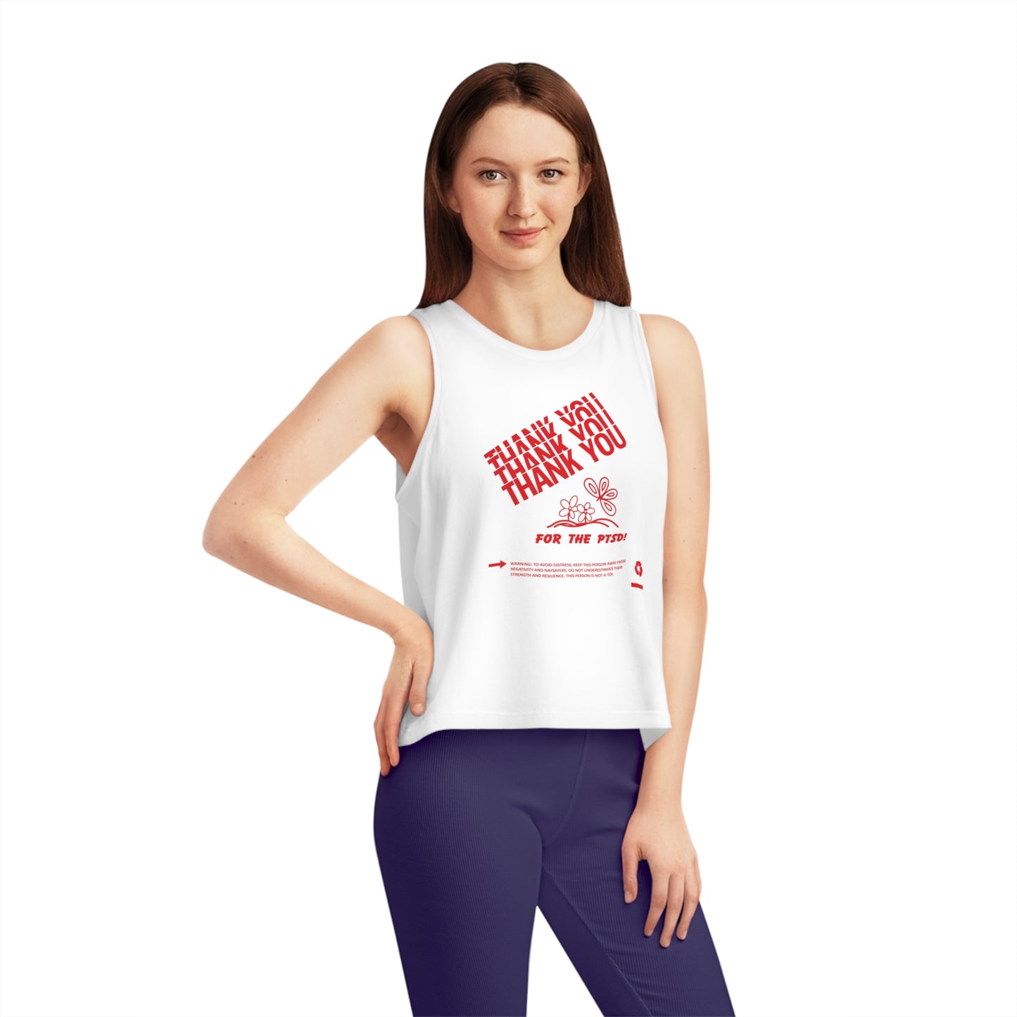 Special Butterfly Dancer Cropped Tank Top
