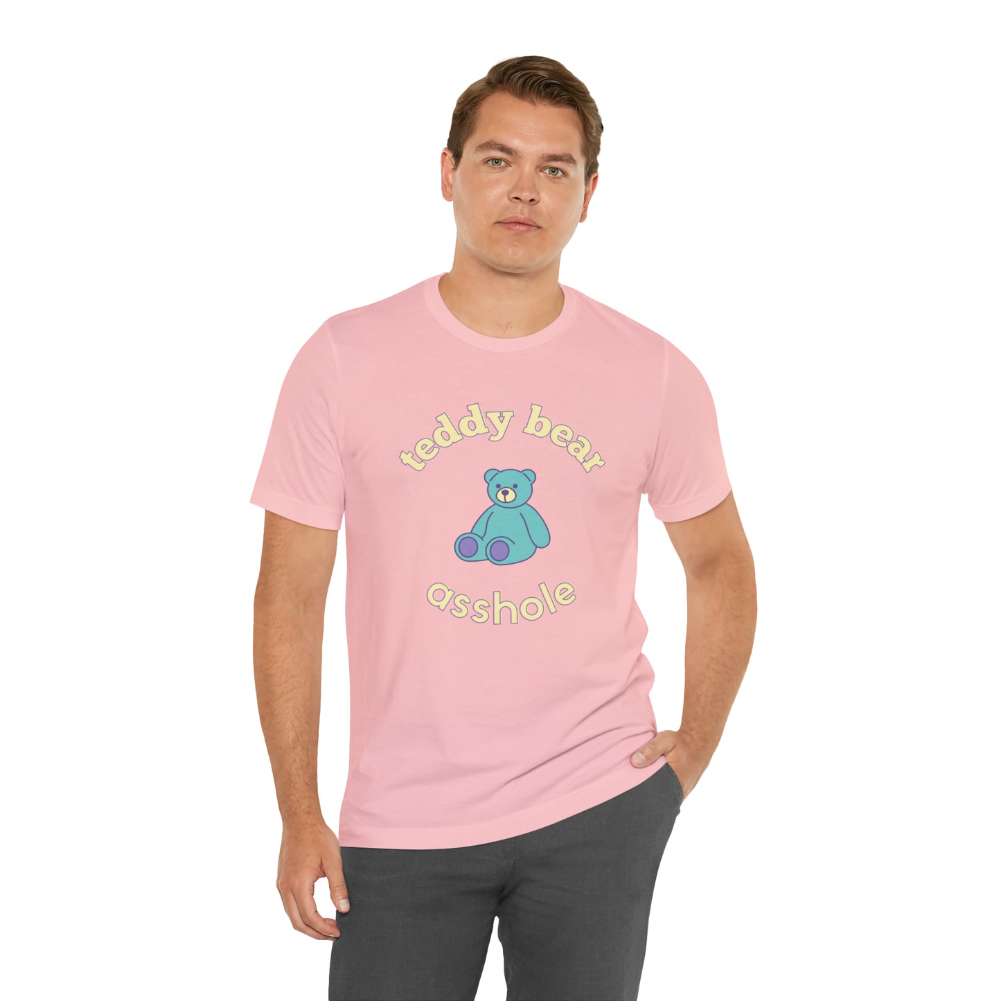 Pastel Teddy Bear Unisex Jersey Tee